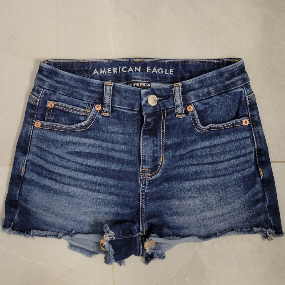 American Eagle Outfitters Women's Blue Denim Shorts